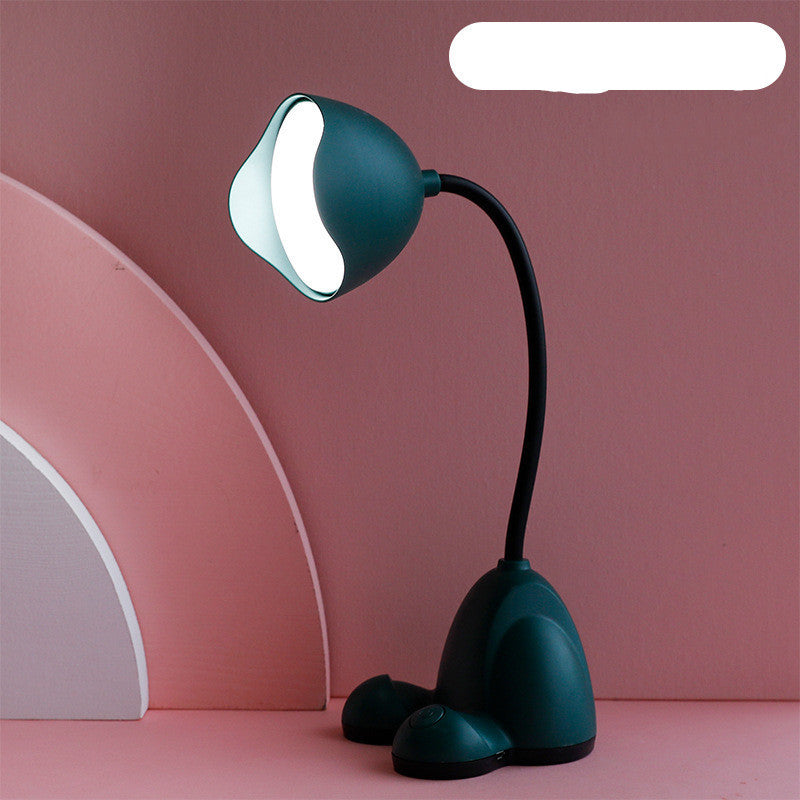 Student Learning Creative Cartoon Head Desk Lamp Usb Charging Night Light