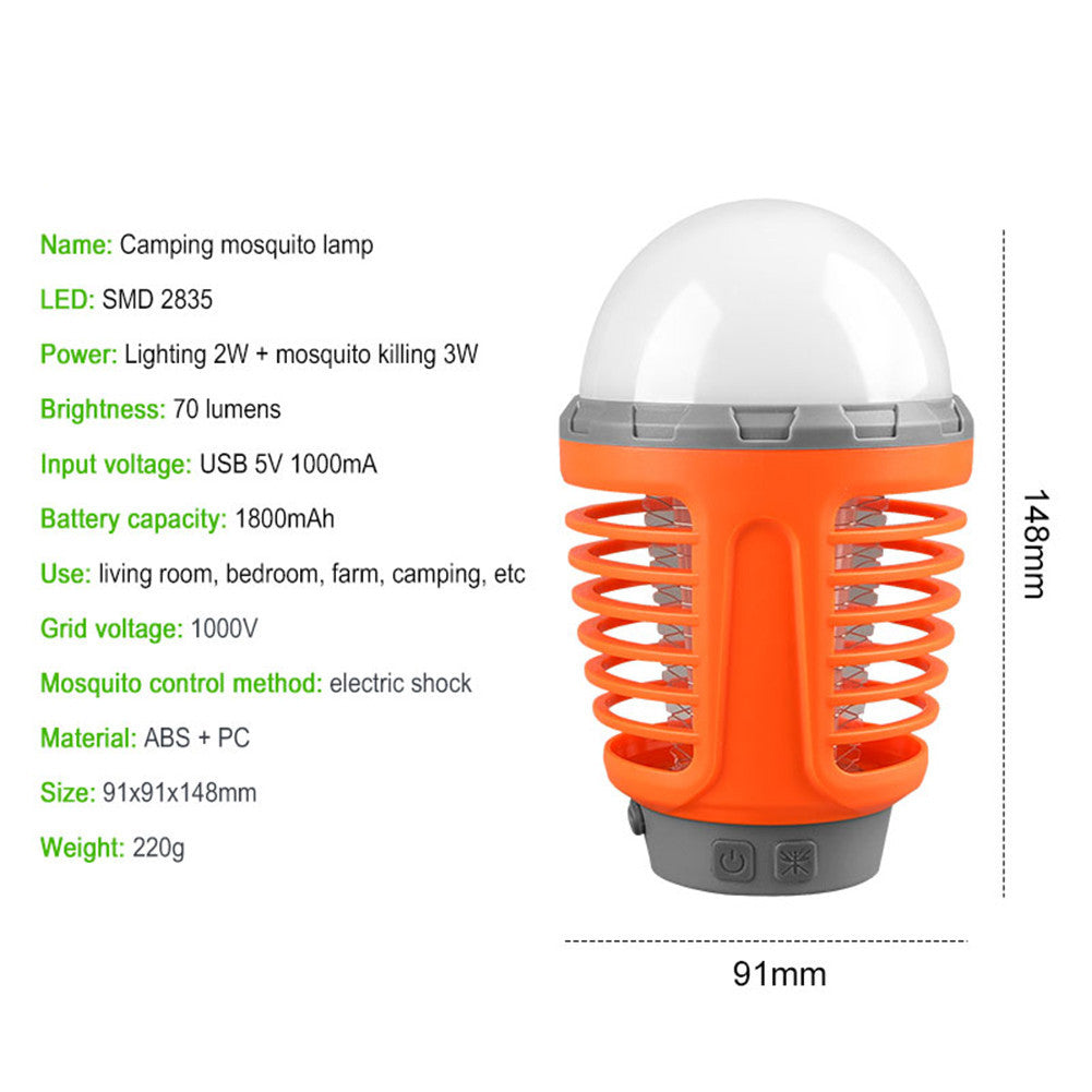 USB charging mosquito killer lamp