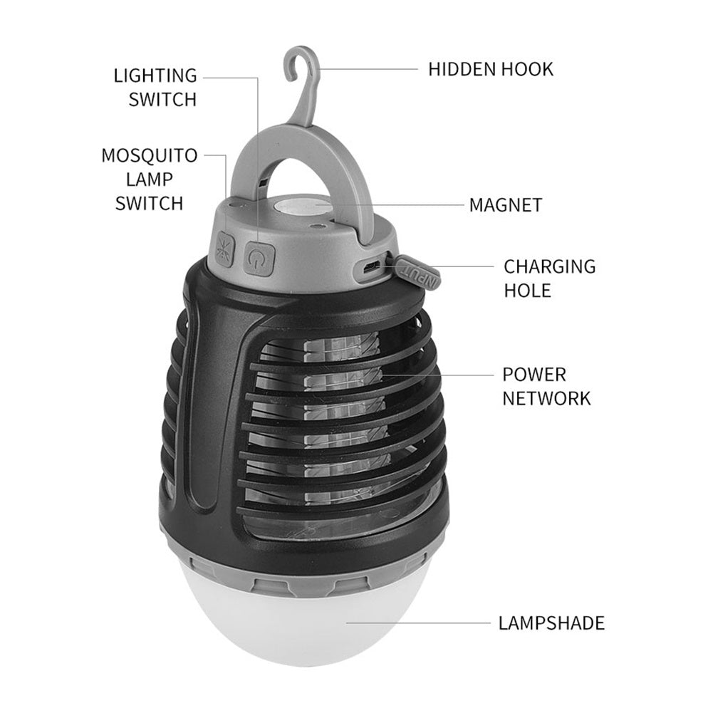 USB charging mosquito killer lamp