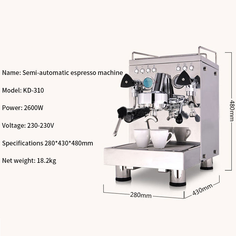 Full Semi-automatic Espresso Machine For Home And Business Use