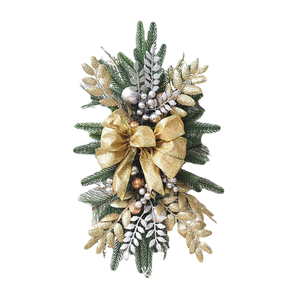 Christmas Wreath Garland - Festive Door Window Decoration