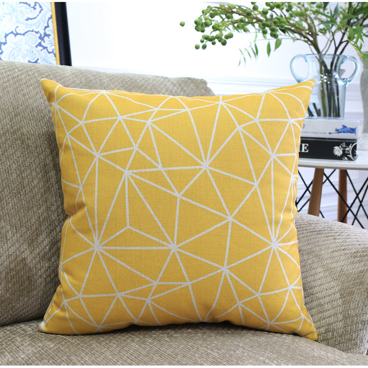 Nordic Color Geometric Throw Pillows